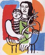 Fernand Leger motber and cbild oil painting picture wholesale